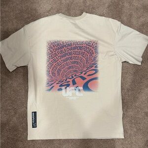 UFC Kooding Ufc Sport T-Shirt Size Medium Beige $99 Retail